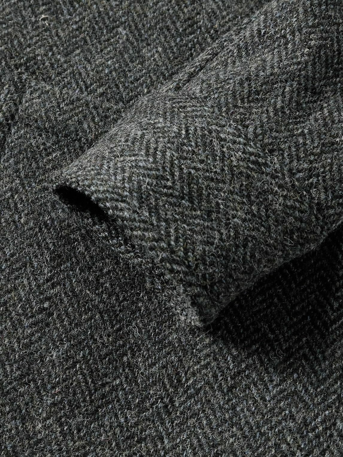 Sid Mashburn - Herringbone Harris Tweed Chore Jacket - Gray Sid