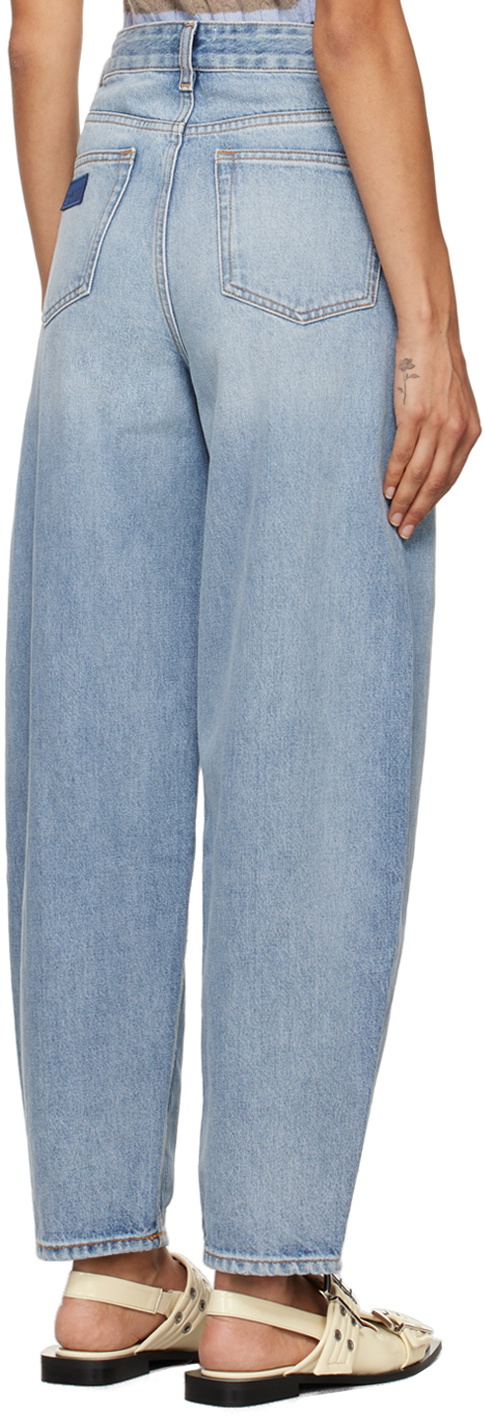 Ganni Women's Tapestry Jeans Blue