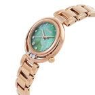 Citizen L Eco-Drive Diamond Green Mother of Pearl Dial Ladies Watch EM1113-82Y