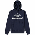 Battenwear Men's Team Reach Up Hoody in Midnight Navy