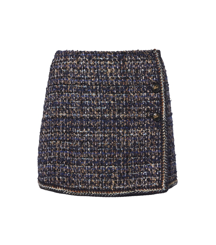 Photo: Etro Tweed miniskirt