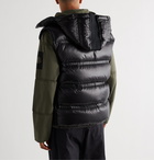 Moncler Genius - 5 Moncler Craig Green Harold Jersey-Panelled Quilted Shell Down Gilet - Black