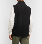 Gramicci - Boa Grosgrain-Trimmed Micro Fleece Gilet - Black