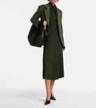 Victoria Beckham Ribbed-knit wool turtleneck sweater