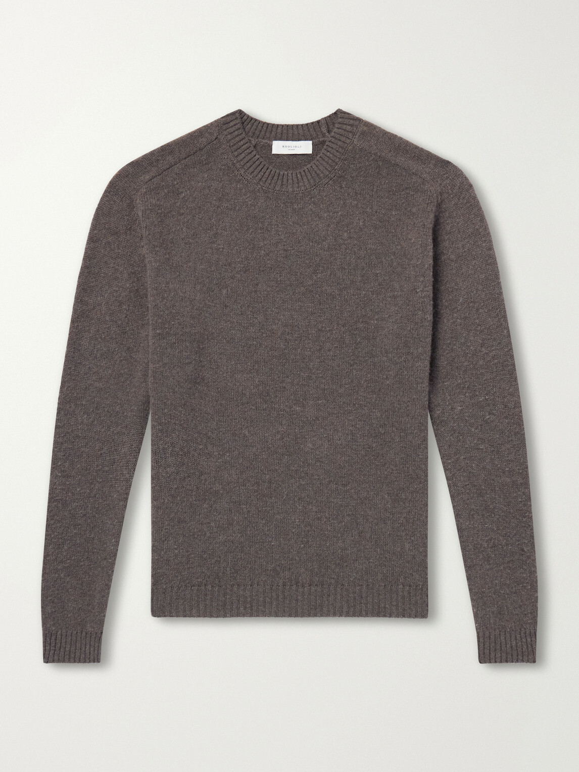 Boglioli - Wool and Cashmere-Blend Sweater - Brown