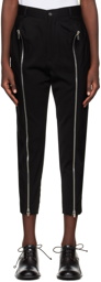 Noir Kei Ninomiya Black Zip Trousers