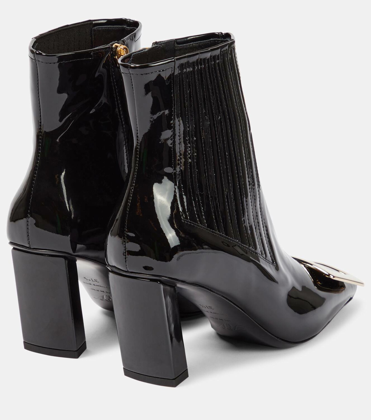 関税送料込Roger Vivier Patent Leather Ankle Boots Roger Vivier Patent leather ankle boots Roger Vivier