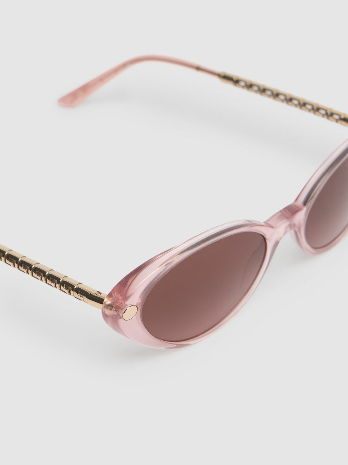 VERSACE Round Acetate Sunglasses