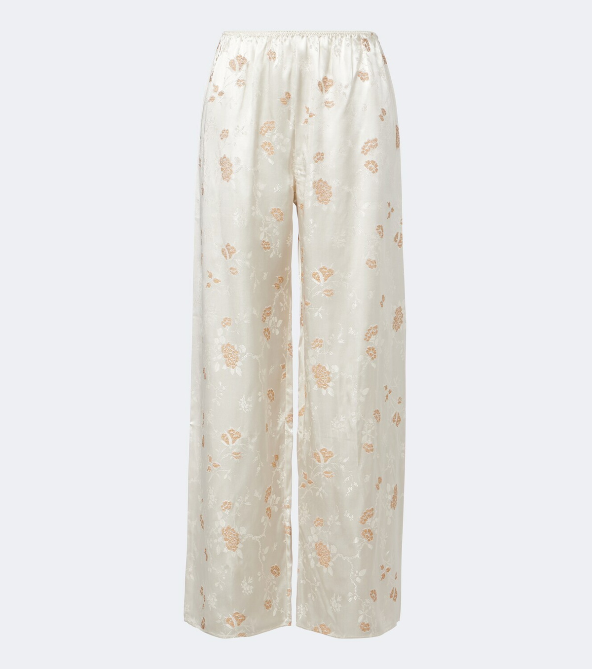 Dôen Lavona floral jacquard wide-leg pants