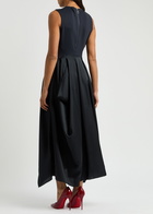 High In Love With Stretch-jersey Maxi Dress Navy
