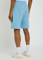 Billionaire Boys Club Small Arch Logo-printed Cotton Shorts Light Blue