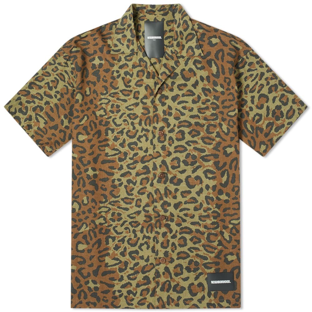 Neighborhood Short Sleeve Aloha Leopard Shirt Neighborhood