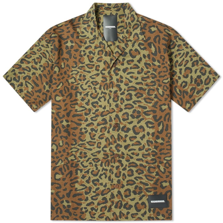 Photo: Neighborhood Short Sleeve Aloha Leopard Shirt