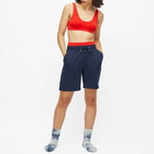 Les Girls Les Boys Women's Semi Sheer Crop Top in Red