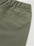 Snow Peak - Straight-Leg Belted Shell Bermuda Shorts - Green