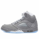 Air Jordan Men's 5 Retro Sneaker in Graphite/White/Grey
