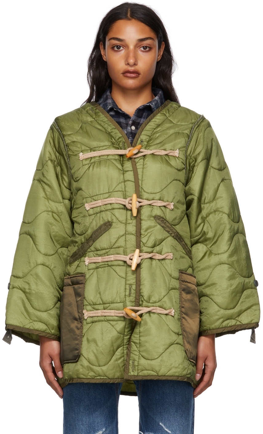 R13 Green Refurbished Liner Jacket R13