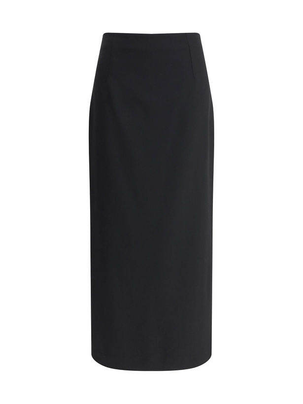 Photo: Lardini Virgin Wool Midi Skirt