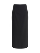 Lardini Virgin Wool Midi Skirt