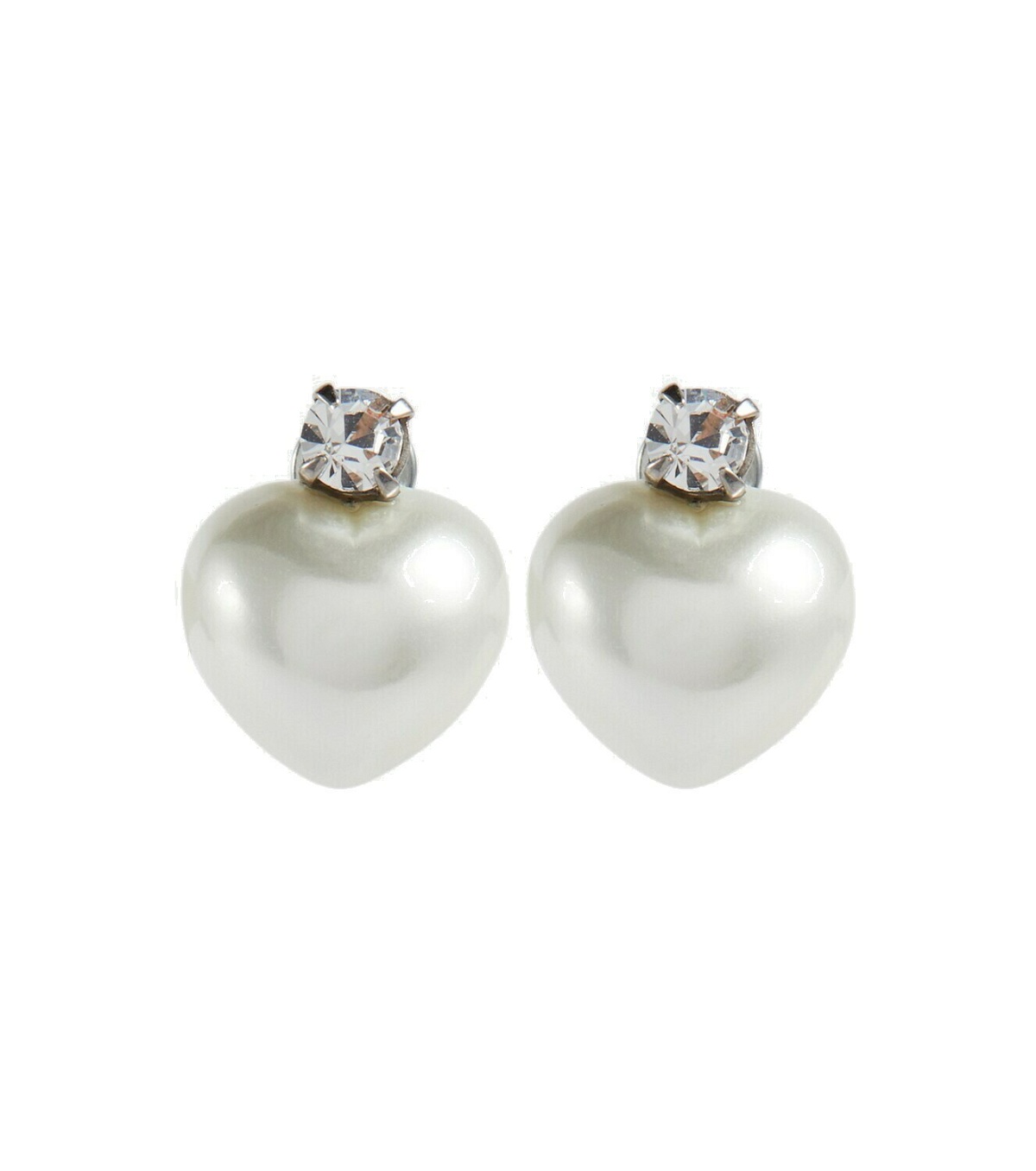 Simone Rocha Crystal-embellished faux pearl earrings Simone Rocha