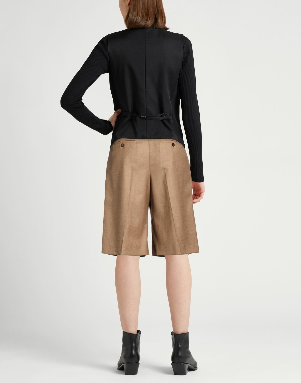 Incotex Slowear Womens Shorts & Bermuda Shorts in Camel