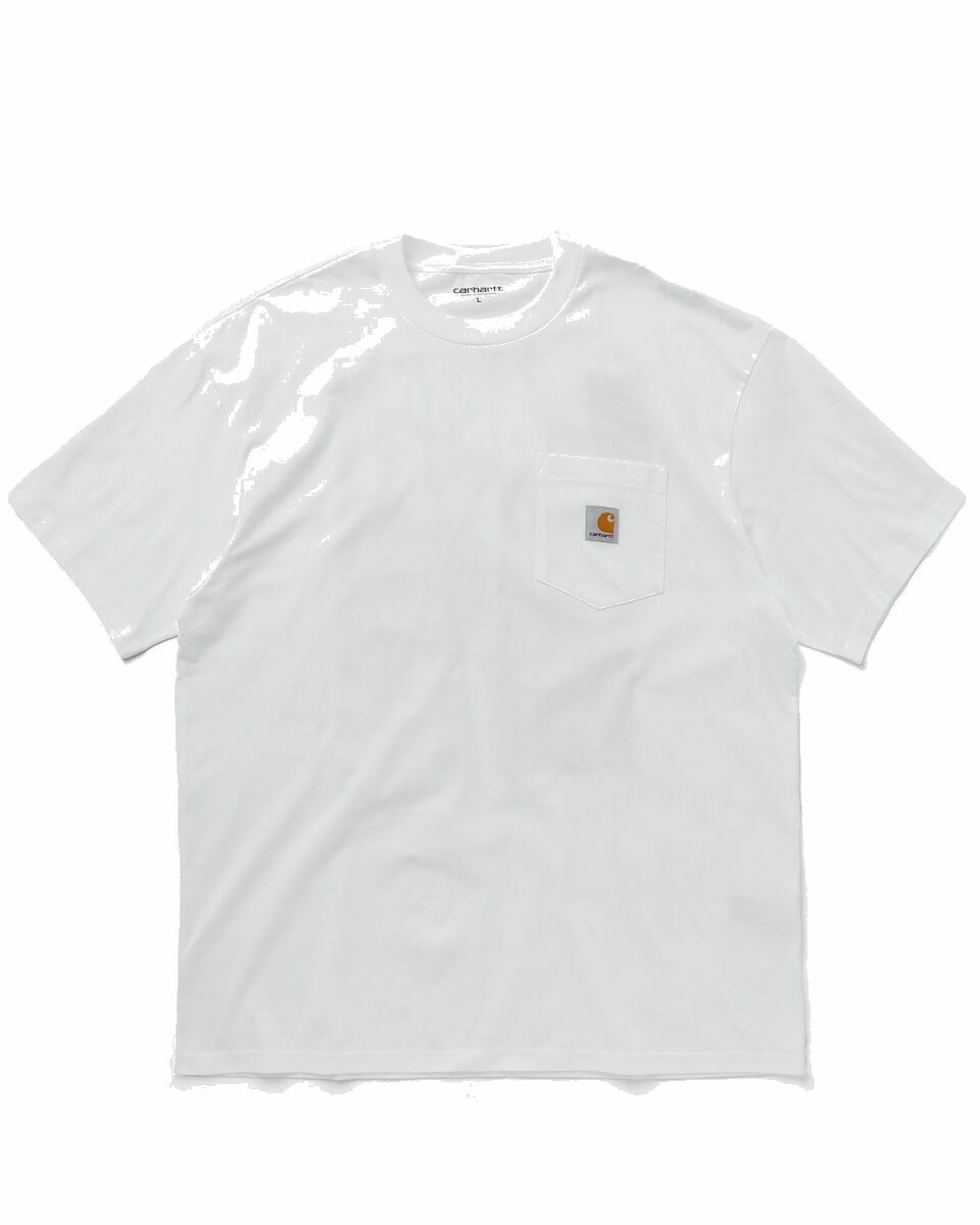 Photo: Carhartt Wip Tamas Pocket T Shirt White - Mens - Shortsleeves