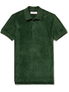 Orlebar Brown - Jarrett Cotton-Terry Polo Shirt - Green