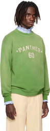 Valentino Green 'Chez Valentino' Print Cotton Sweatshirt