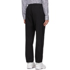 Juun.J Black Wool Elasticized Trousers