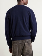 Auralee - Brushed Cashmere and Cotton-Blend Cardigan - Blue