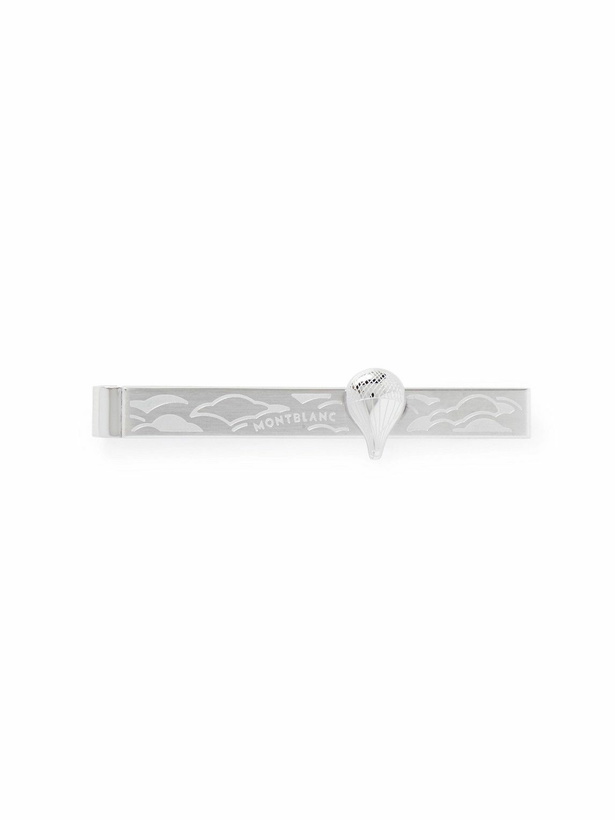 Photo: Montblanc - Meisterstück Around The World In 80 Days Engraved Stainless Steel Tie Clip