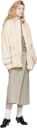 Rier Off-White Cotton Field Jacket