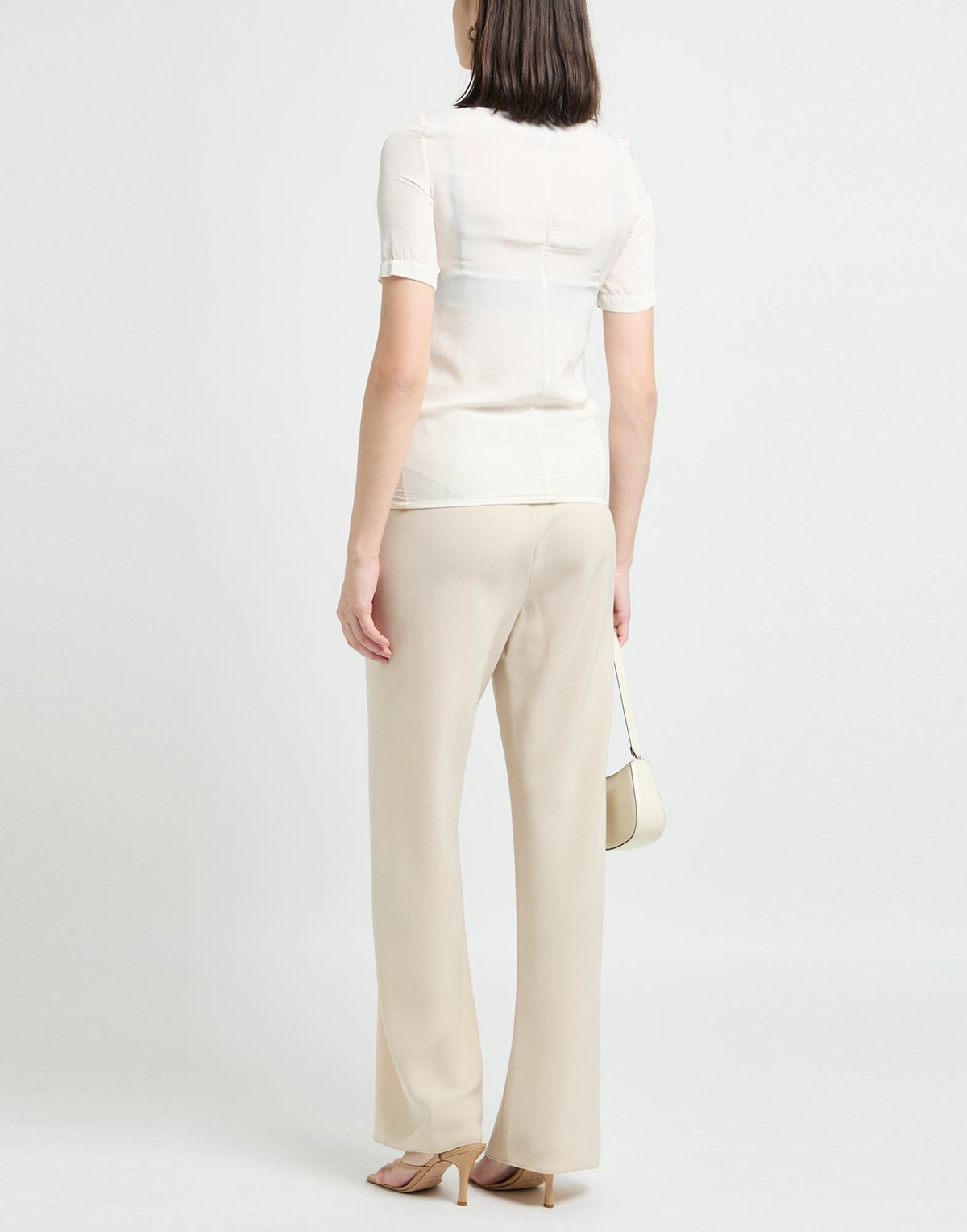 Alessia Santi Womens Top Cream