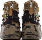 R13 Brown Kurt High Top Sneakers