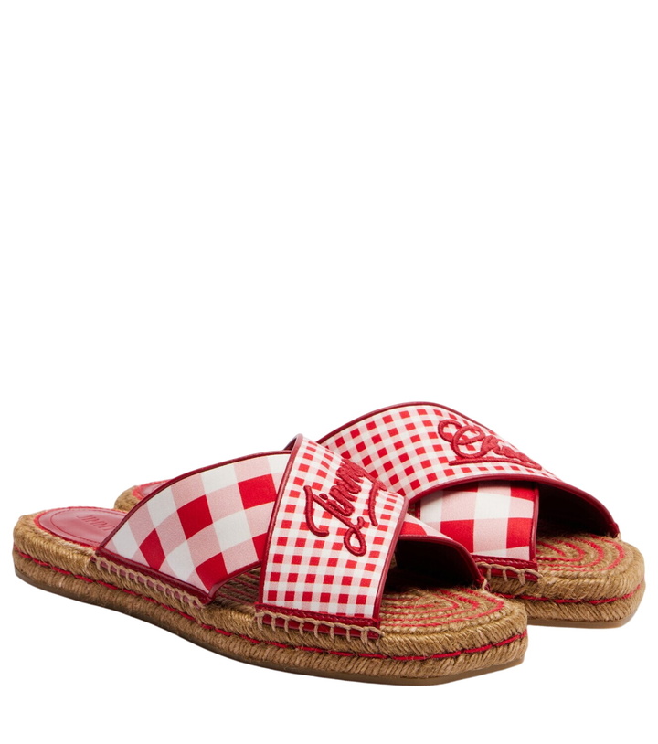 Photo: Jimmy Choo Aciel checked espadrille sandals
