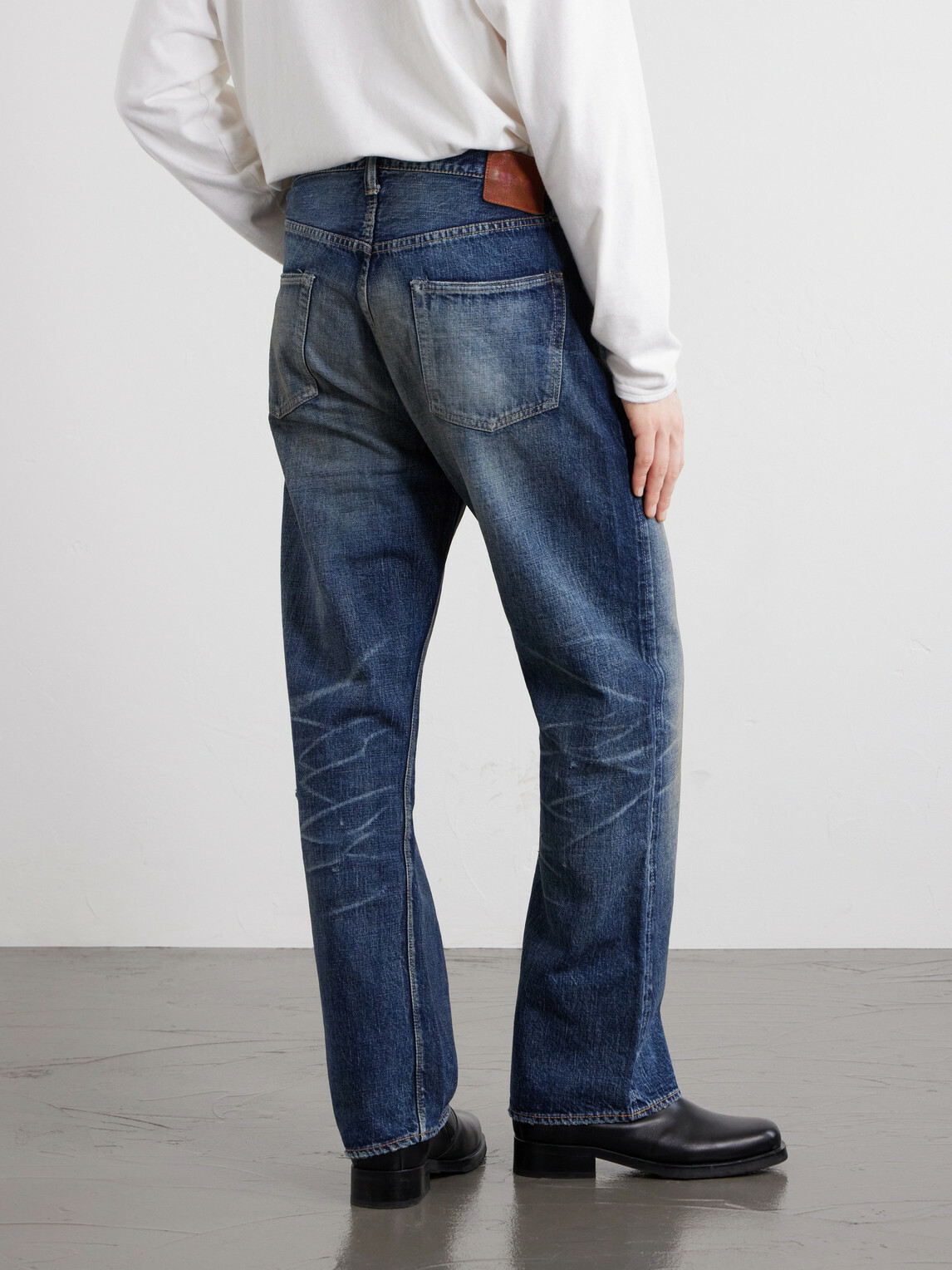 FULLCOUNT - More Than Just Fear 0105W-1353 Straight-Leg Jeans - Blue