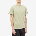 Foret Men's Gravel T-Shirt in Sage/White