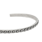 TwoJeys Men's Star Studded Bangle in Sterling Silver 