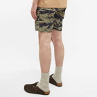 Maharishi Men's Tigerstripe Camo Swimshorts in Mint Gold Tiger