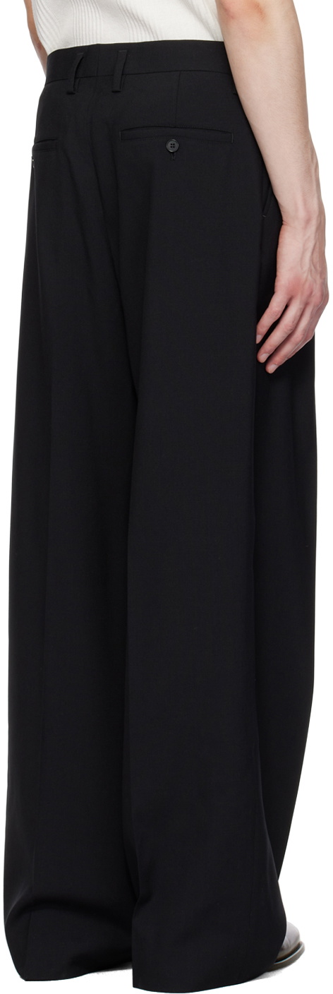 Filippa K Black Wide-Leg Trousers