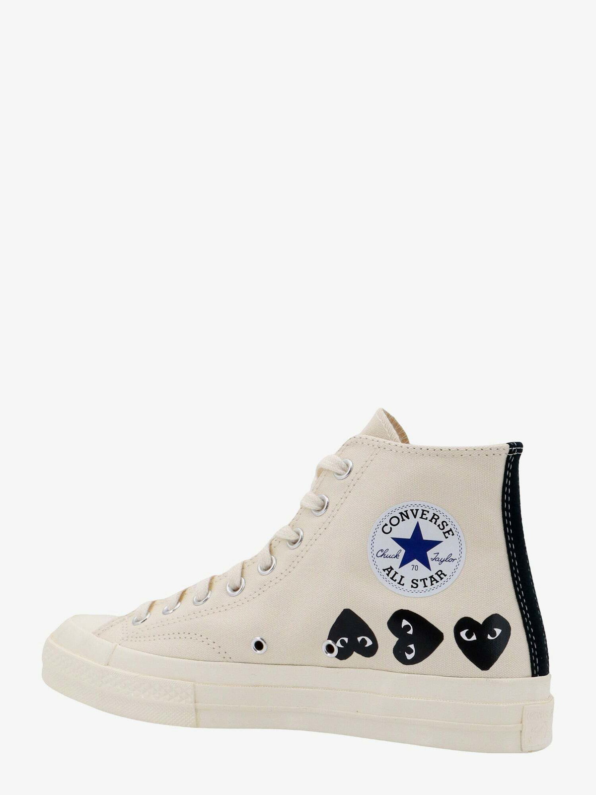 comme des garçons play men's chuck taylor 1970s sneakers
