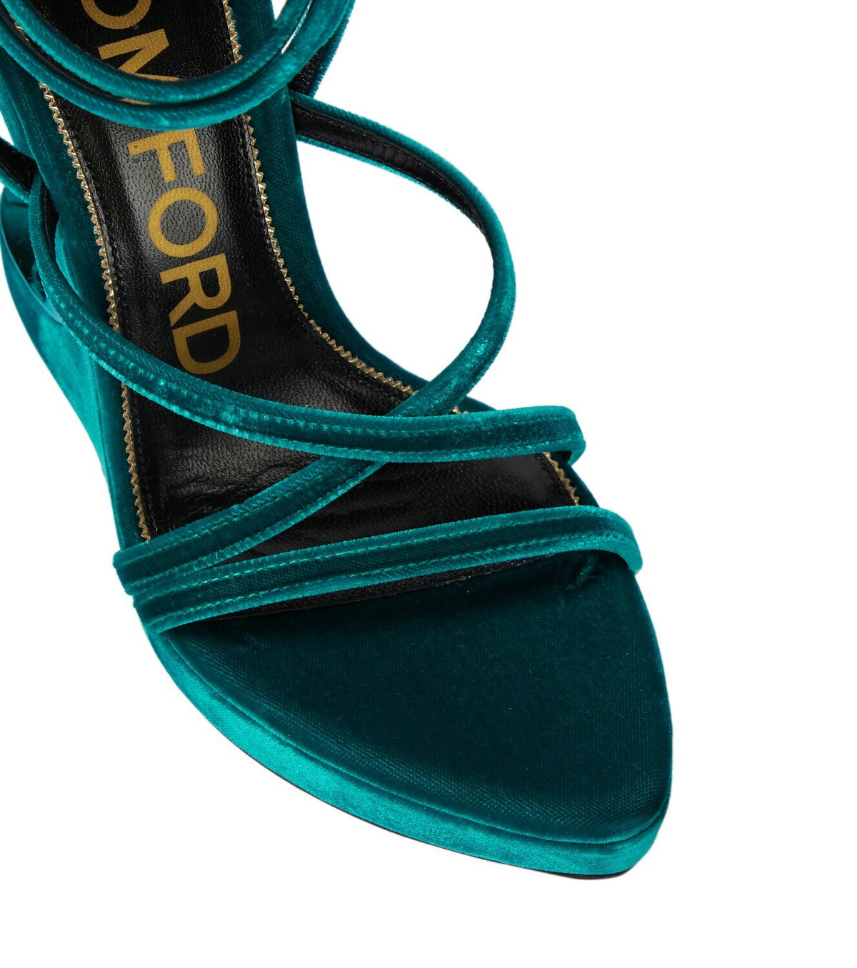 Tom Ford Velvet wedge sandals