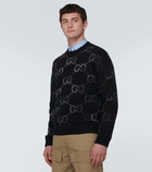 Gucci GG intarsia wool-blend sweater