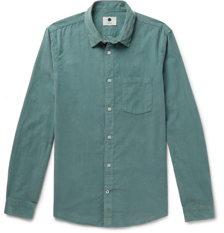 Photo: NN07 - Leon Cotton-Corduroy Shirt - Men - Green