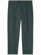 Beams Plus - Pleated Cotton-Twill Trousers - Gray