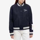 Golden Goose Women's Golden Star Bomber Jacket in Dark Blue/White