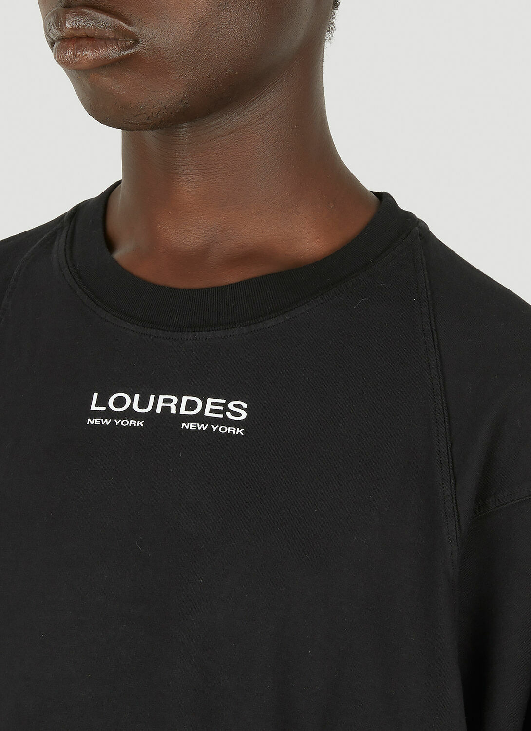 Lourdes Logo Print Graphic T-Shirt