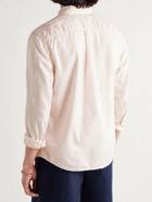 SAVE KHAKI UNITED - Garment-Dyed Button-Down Collar Cotton Oxford Shirt - Pink
