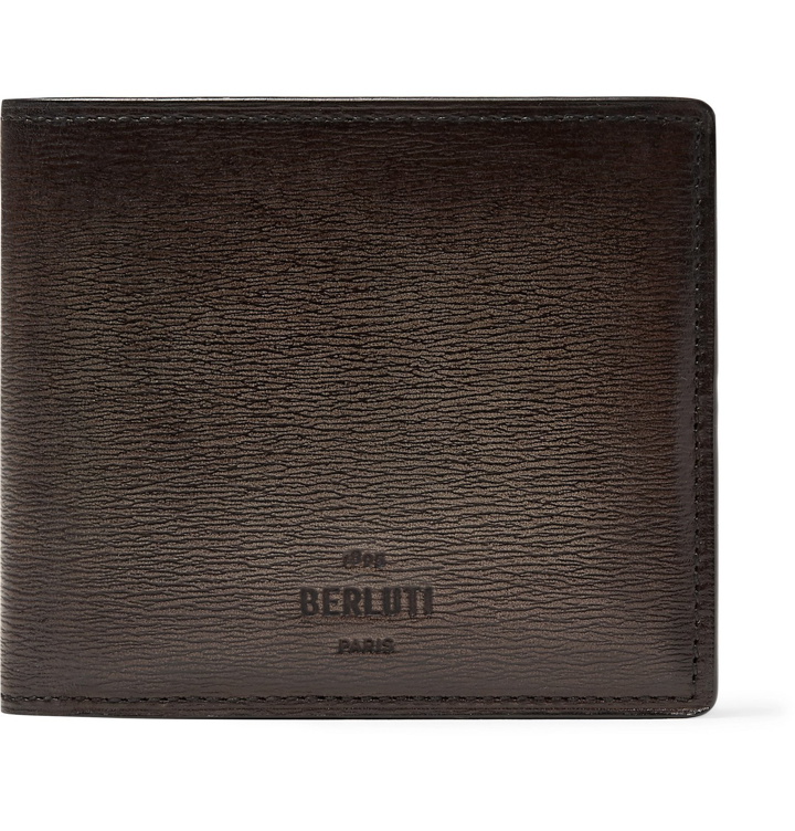 Photo: Berluti - Textured-Leather Billfold Wallet - Brown