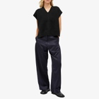 Studio Nicholson Women's V Neck Vest in Black